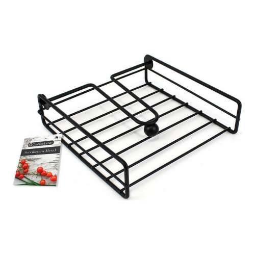 Stalak za salvete Confortime Crna Metal 19 x 19 x 5 cm (12 kom.) Cijena