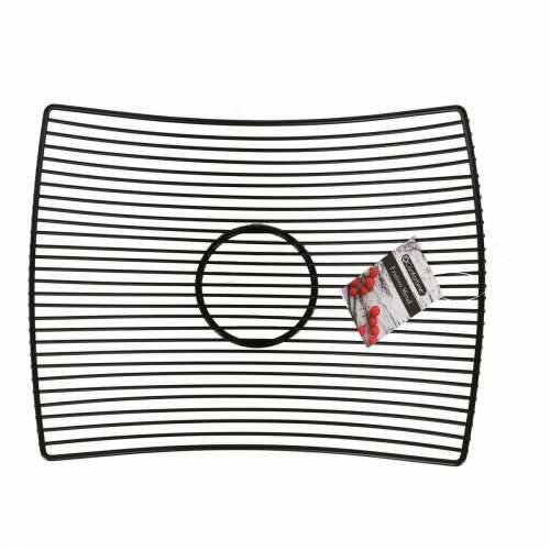 Posuda za Voće Confortime Crna Metal 31 x 23 x 10 cm (12 kom.) Cijena