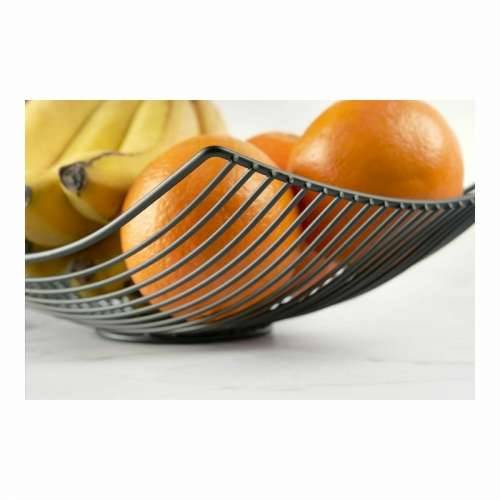 Posuda za Voće Confortime Crna Metal 31 x 23 x 10 cm (12 kom.) Cijena