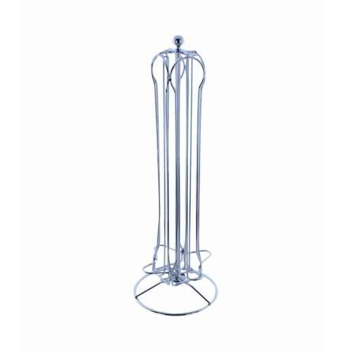 Stalak za 36 Kapsula Kave Kinvara Nespresso Srebrna Metal 13 x 39 x 13 cm Okretno 36 Dijelovi Cijena