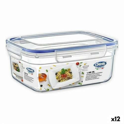 Hermetička Kutija za Ručak Dem Pravokutno 1,4 L 20 x 15 x 9 cm (12 kom.) Cijena