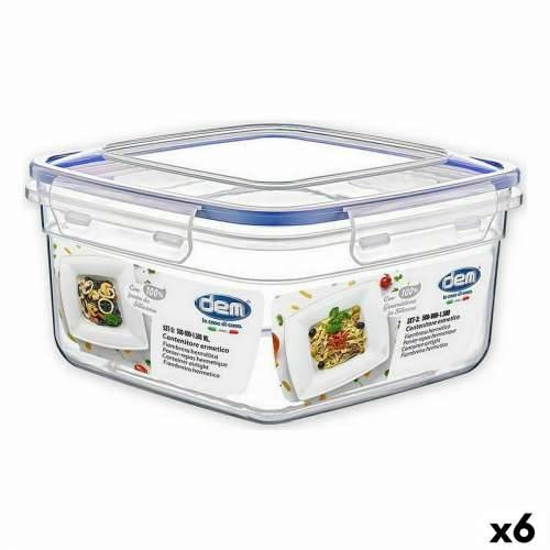 Set kutija za užinu Dem hermetično 3 Dijelovi 500 ml 18 x 18 x 10 cm (6 kom.) Cijena