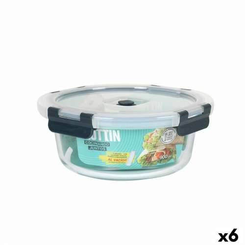 Hermetička Kutija za Ručak Quttin Okruglo 900 ml Ø 18 x 7,5 cm (6 kom.) Cijena
