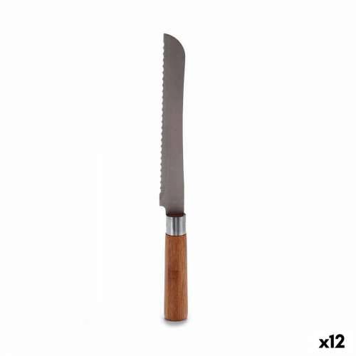 Nazubljeni Nož Kinvara KT116042B Bambus Nehrđajući Čelik 2,8 x 2,5 x 32 cm (12 kom.) Cijena