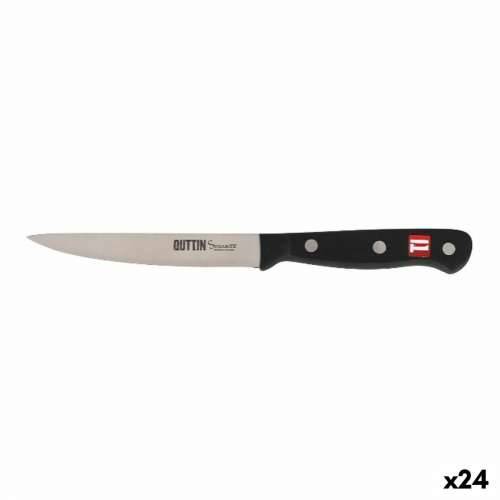Nož za Guljenje Povrća Quttin Crna Srebrna 12 cm (24 kom.) Cijena