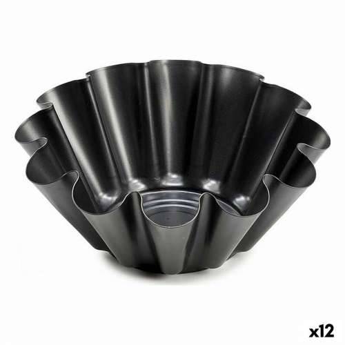 Kalup za Flan Kinvara 83009 Tamno sivo Čelik 23 x 8,2 x 23 cm (12 kom.) Cijena