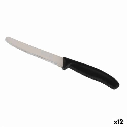 Set Noževa Quttin Crna Srebrna 6 Dijelovi 21,2 cm (12 kom.) Cijena