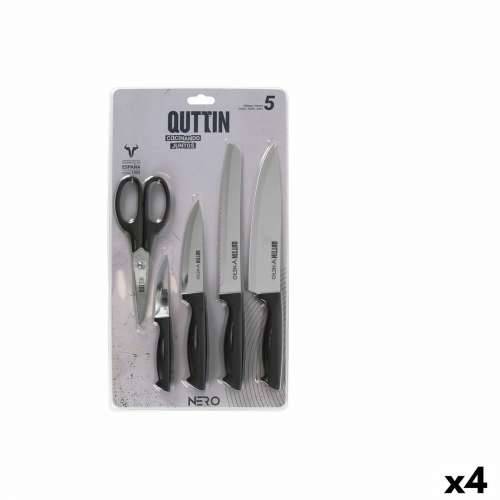 Kuhinjski Set Quttin Nero Crna 5 Dijelovi (4 kom.) Cijena