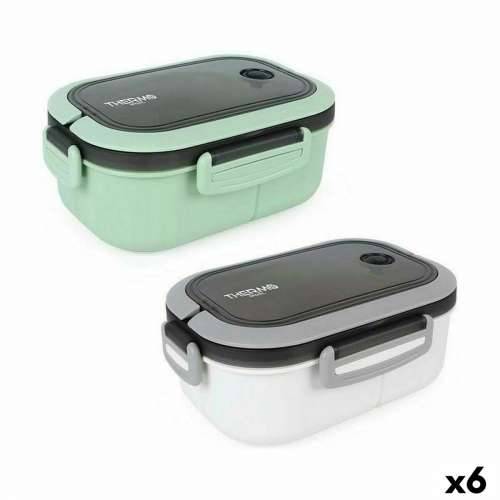 Hermetička Kutija za Ručak ThermoSport 6 pretinaca Pravokutno 21 x 15 x 9 cm (6 kom.) Cijena