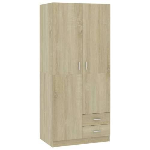 Ormar boja hrasta sonome 80 x 52 x 180 cm od konstruiranog drva - sonoma hrast 1 Cijena