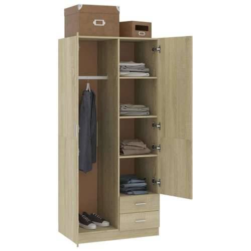 Ormar boja hrasta sonome 80 x 52 x 180 cm od konstruiranog drva - sonoma hrast 1 Cijena