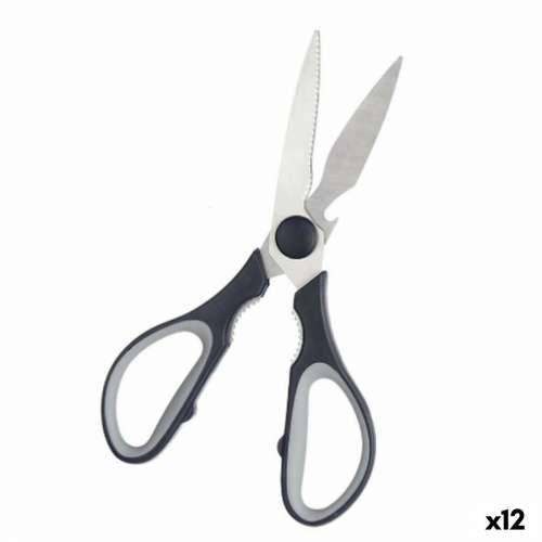 Škarice Kinvara KT156088 Crna Srebrna Nehrđajući Čelik 8,5 x 21 x 1,5 cm (12 kom.) Cijena