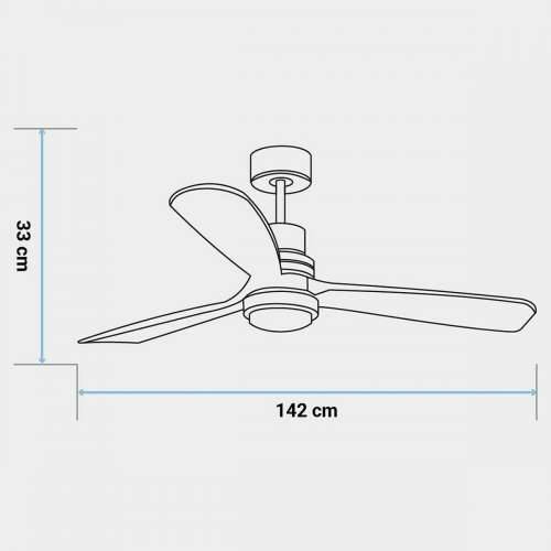 Stropni Ventilator Universal Blue ALM 4056 3A 70W (142 cm) Cijena