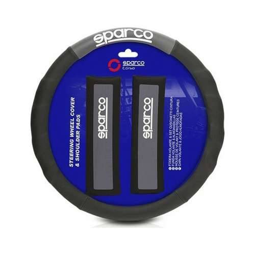 Prekrivač za volan + jastučići za pojas Sparco SPC1111 Universal Cijena