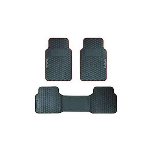Set podnih prostirki za automobil Sparco SPCF500RD Crna/Crvena Crna Crvena (3 pcs) Cijena