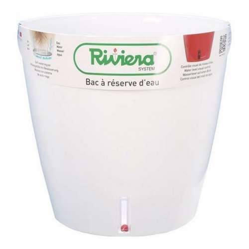 Tegla za samozalijevanjem Riviera Eva New Bijela Plastika Okruglo Ø 46 cm Cijena