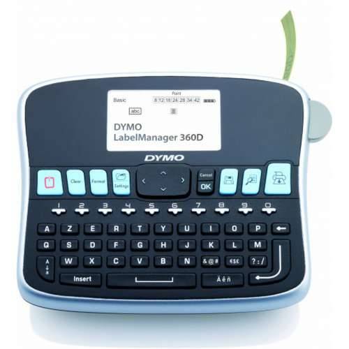 Ručni zaljepljivač etiketa Dymo LabelManager™ 360D Crna Črna/Srebrna Cijena