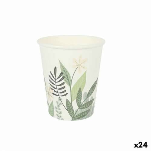 Set Čaša Algon Jednokratne Karton Cvjetni 10 Dijelovi 250 ml (24 kom.) Cijena
