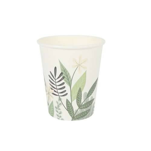 Set Čaša Algon Jednokratne Karton Cvjetni 10 Dijelovi 250 ml (24 kom.) Cijena