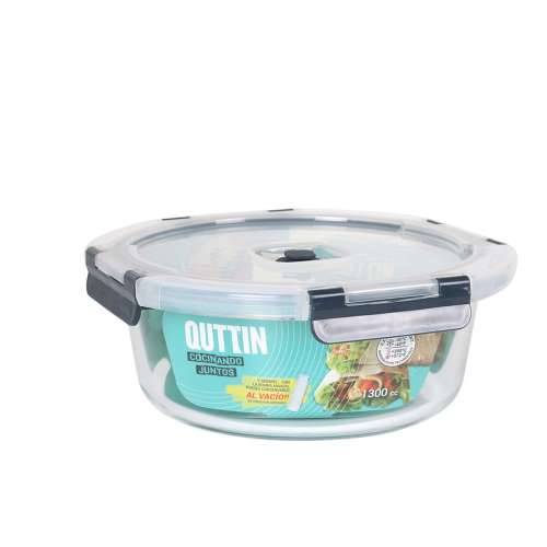 Hermetička Kutija za Ručak Quttin Okruglo 1,3 L (6 kom.) Cijena