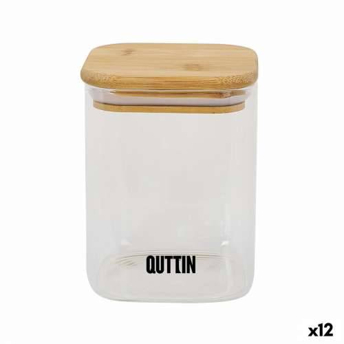 Posuda za čuvanje hrane Quttin Bambus Borosilikatno staklo 480 ml (12 kom.) Cijena
