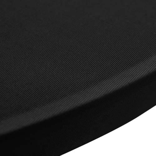 Navlaka za stol za stajanje Ø 80 cm crna rastezljiva 4 kom Cijena