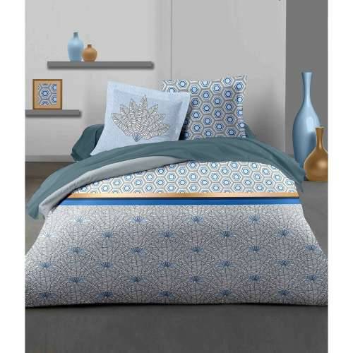 Set pokrivača za poplun HOME LINGE PASSION Plava Bijela Bračni krevet 240 x 260 cm Cijena