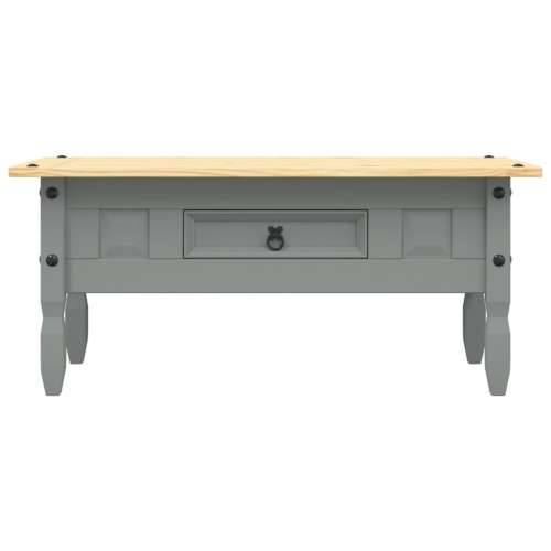 Stolić za kavu od borovine asortiman Corona sivi 100x55x44 cm - Siva 1 Cijena