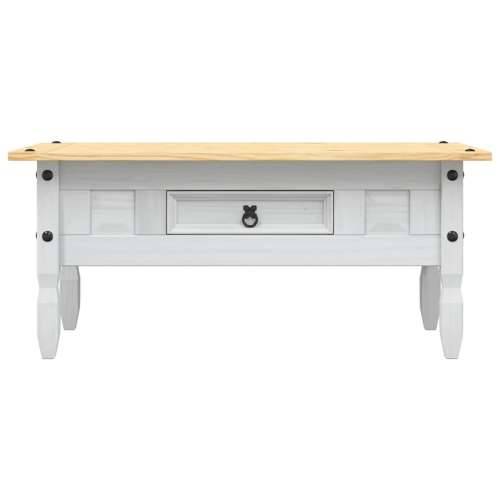 Stolić za kavu od borovine asortiman Corona bijeli 100x55x44 cm - Bijela 1 Cijena
