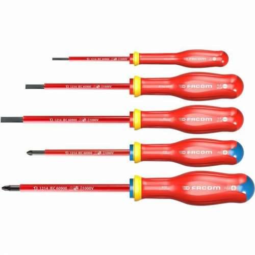 Set Odvijača Facom Protwist Isolated 1000V AT5VE.PB ravna Pozidriv 5 Dijelovi Cijena