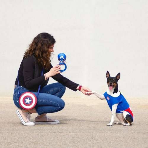 Pseća igračka The Avengers   Plava 100 % poliester Cijena