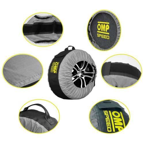 Tyre cover set OMP Speed (4 kom.) (32 cm) Cijena
