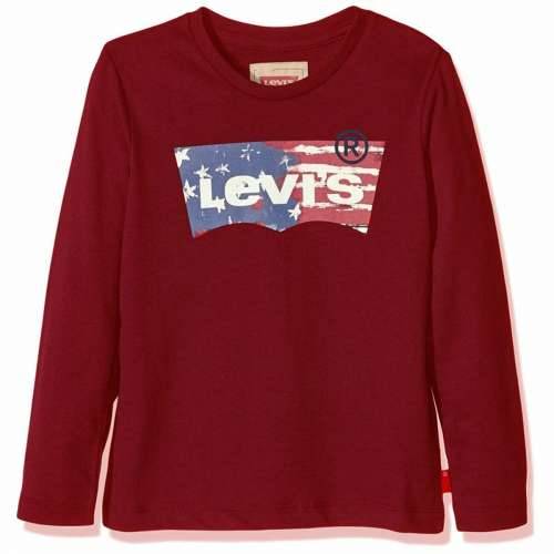 Muška Majica Kratkih Rukava Levi’s NI10337 Tamno crvena Cijena