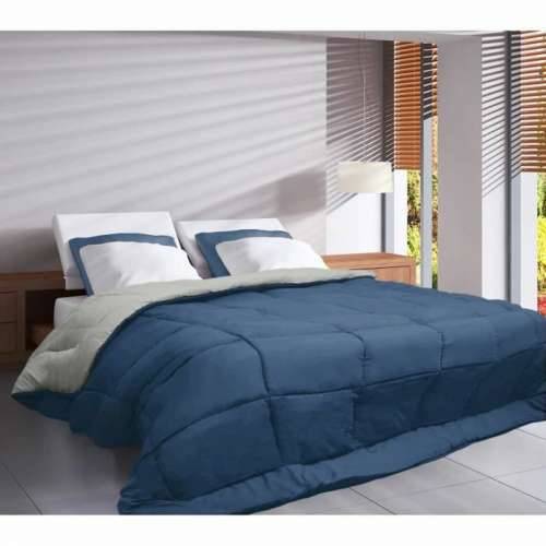 Nordijsko punjenje Calgary Plava Siva 400 g /m² 220 x 240 cm 100 % poliester Cijena