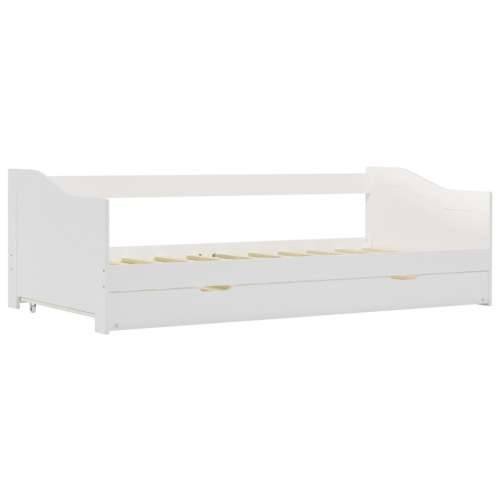 Okvir za krevet na razvlačenje od borovine bijeli 90 x 200 cm Cijena