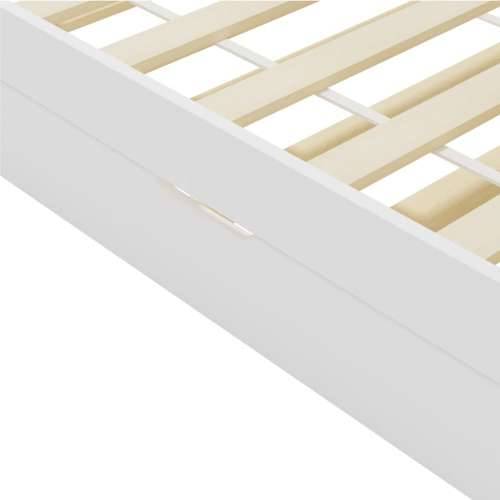 Okvir za krevet na razvlačenje od borovine bijeli 90 x 200 cm Cijena