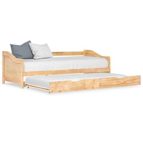 Okvir za krevet na razvlačenje od borovine 90 x 200 cm