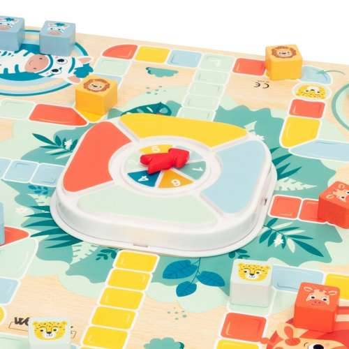 Tabla za Parchis i Igru Guske Woomax Zookabee 30 x 3 x 30 cm Children’s Životinje (6 kom.) Cijena