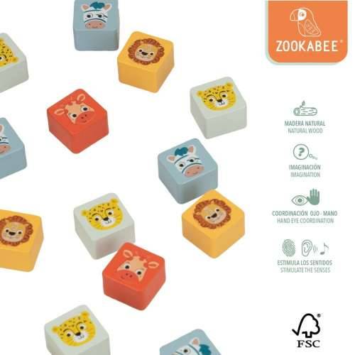 Tabla za Parchis i Igru Guske Woomax Zookabee 30 x 3 x 30 cm Children’s Životinje (6 kom.) Cijena