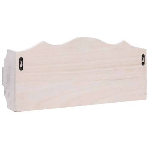 284231 Wall Mounted Coat Rack White 50x10x23 cm Wood - Bijela 50 x 10 x 23 cm 1 Cijena