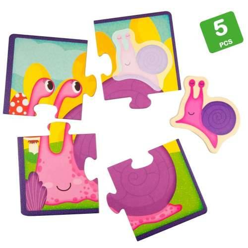 Dječje Puzzle Lisciani Giochi 16 x 1 x 16 cm Životinje 16 Dijelovi (6 kom.) Cijena