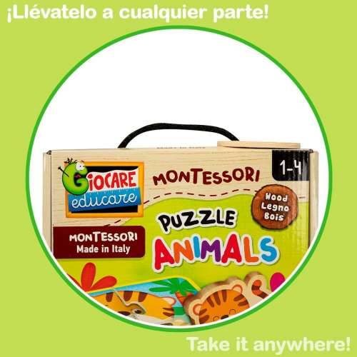 Dječje Puzzle Lisciani Giochi 16 x 1 x 16 cm Životinje 16 Dijelovi (6 kom.) Cijena