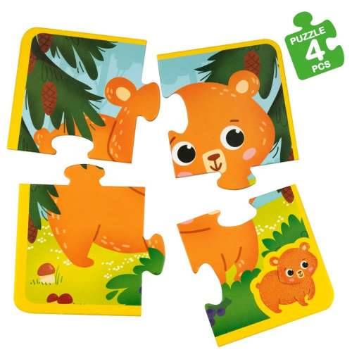 Dječje Puzzle Lisciani Dodirna podloga 24 Dijelovi 16 x 0,1 x 16 cm (6 kom.) Cijena