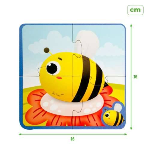 Dječje Puzzle Lisciani Dodirna podloga 24 Dijelovi 16 x 0,1 x 16 cm (6 kom.) Cijena