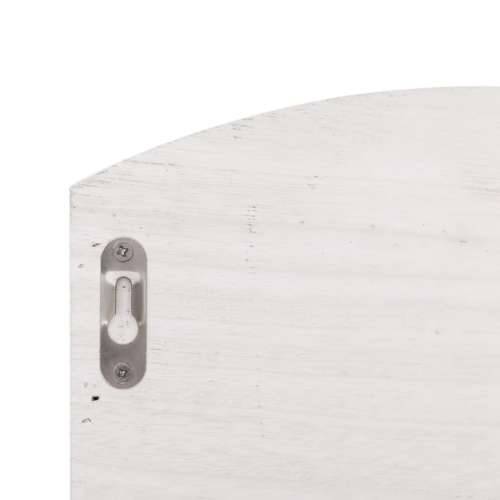 284239 Wall Mounted Coat Rack White 50x10x34 cm Wood - Bijela 50 x 10 x 34 cm 1 Cijena