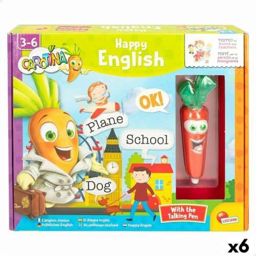 Edukativna Igra Lisciani Giochi Carotina Baby Happy English 4,5 x 14,5 x 3 cm Električni Puzzle (6 kom.) Cijena
