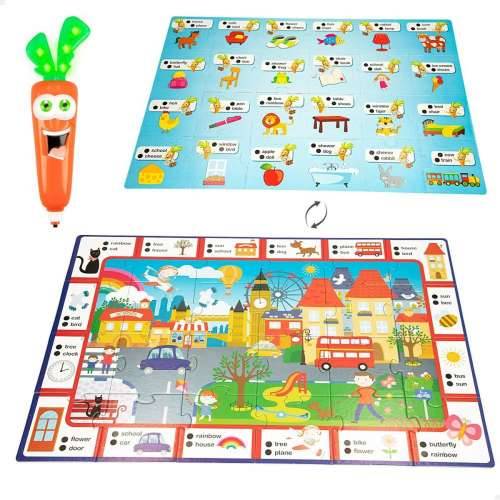 Edukativna Igra Lisciani Giochi Carotina Baby Happy English 4,5 x 14,5 x 3 cm Električni Puzzle (6 kom.) Cijena