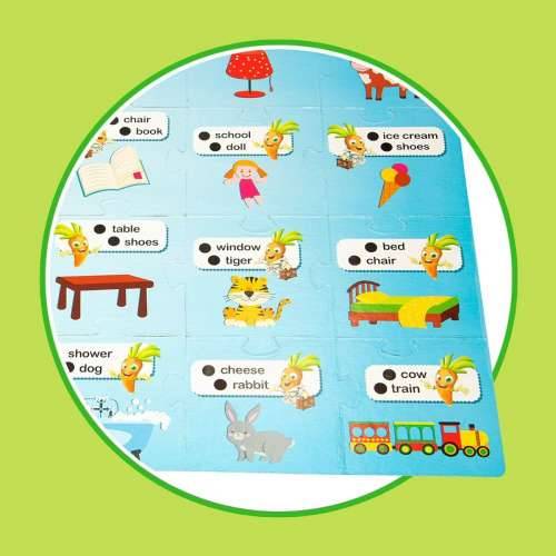 Edukativna Igra Lisciani Giochi Carotina Baby Happy English 4,5 x 14,5 x 3 cm Električni Puzzle (6 kom.) Cijena
