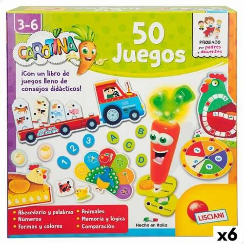 Edukativna Igra Lisciani Carotina Baby 50 Juegos Električni 4,5 x 14,5 x 3,5 cm (6 kom.) Cijena