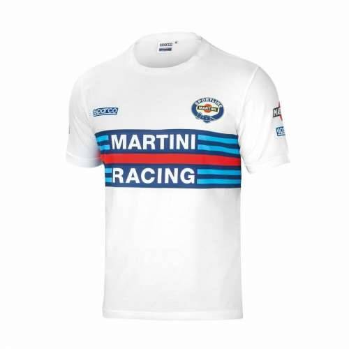 Majica Kratkih Rukava Sparco MARTINI RACING Veličina M Bijela Cijena